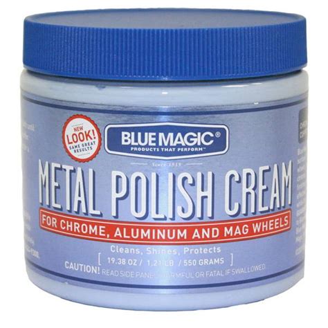 Blue magic metal polish cream infographics